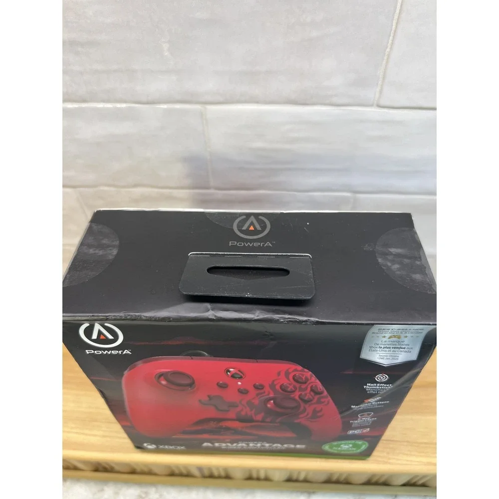 PowerA Advantage‎ Wired Xbox Controller Red Flame Hall Effect Series X|S PC NEW